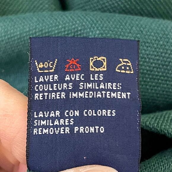 Vintage Tommy Hilfiger Green Polo L - Picture 5 of 7